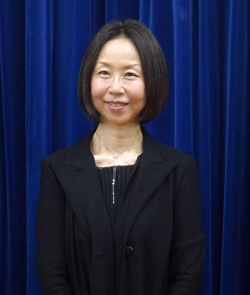 　「向田邦子賞」を受賞した脚本家の橋部敦子氏＝東京・渋谷