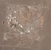 　イラン・ナタンズの核施設の衛星写真＝７日撮影（Ｐｌａｎｅｔ　Ｌａｂｓ　Ｉｎｃ提供・ＡＰ＝共同）