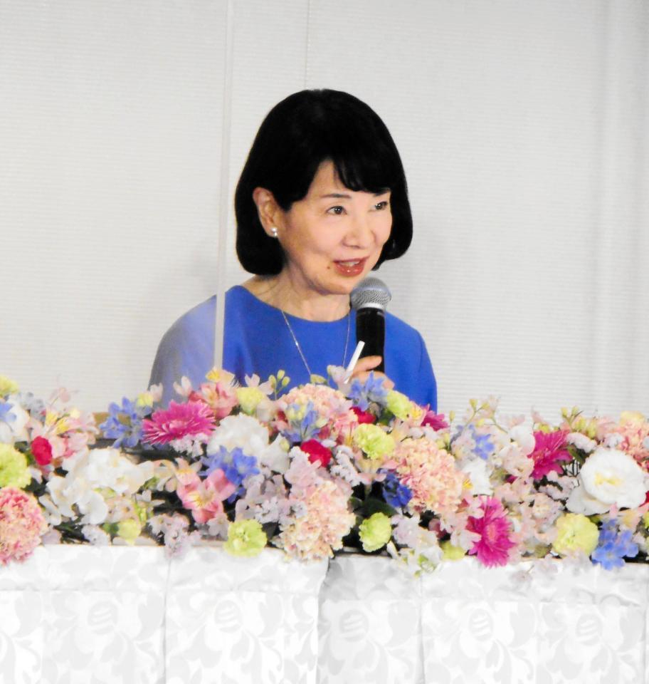 　映画「いのちの停車場」合同会見に出席した吉永小百合