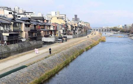 　京都を流れる鴨川
