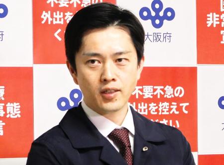　吉村洋文大阪府知事＝２０２１年４月撮影