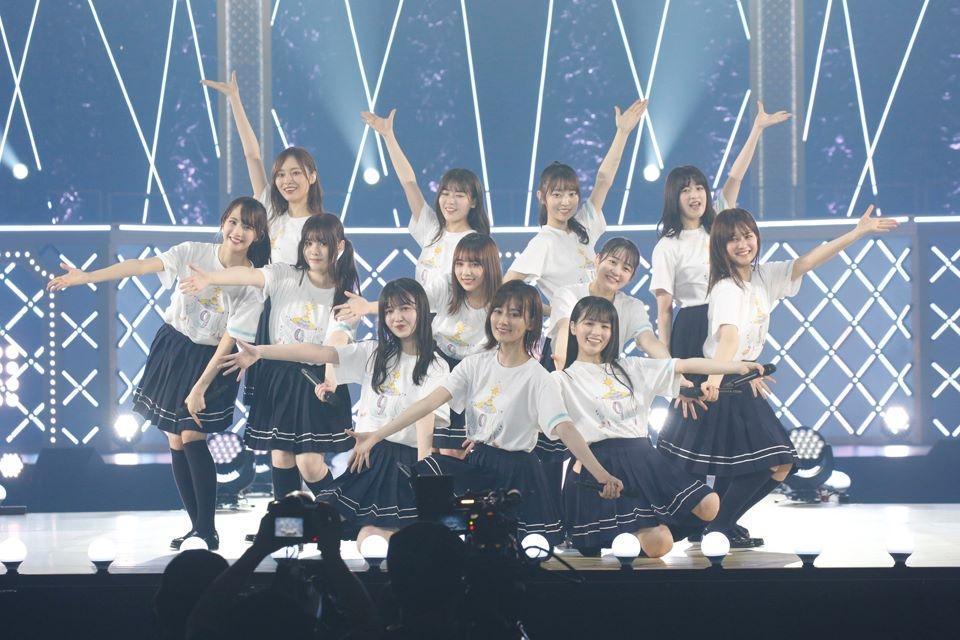 ４年ぶりの単独ライブを行う乃木坂46の３期生＝千葉・幕張メッセ