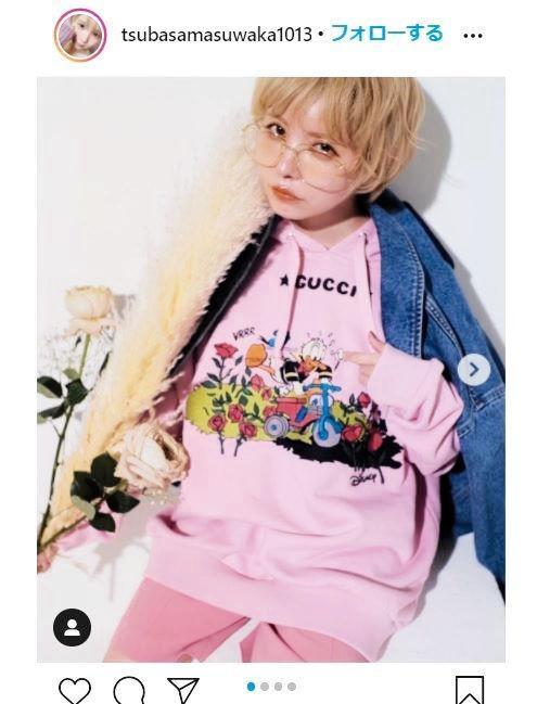 益若つばさ ＧＵＣＣＩピンクパーカー着こなす デニムはおり「カッコ可愛い」/芸能/デイリースポーツ online