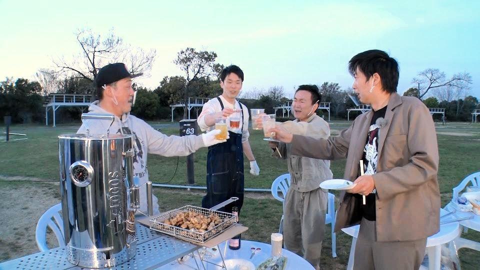 かまいたち 同期の藤崎マーケットとキャンプロケ 田崎特製鍋に思わずしんみり 芸能 デイリースポーツ Online
