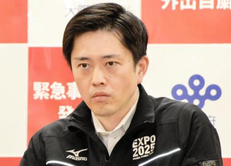 　吉村洋文大阪府知事（１２日撮影）