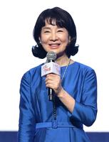 舞台あいさつに登場した吉永小百合（撮影・伊藤笙子）