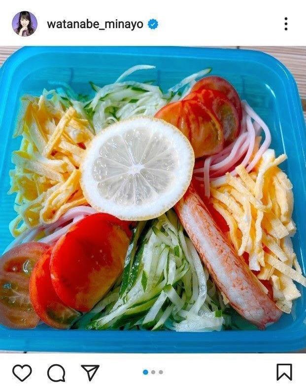 渡辺美奈代のインスタグラム@watanabe_minayoより