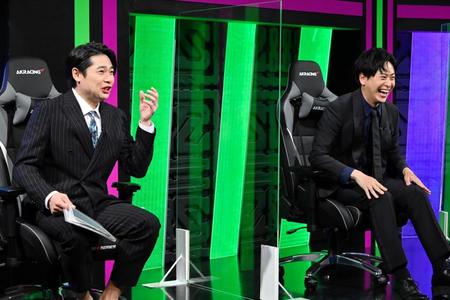 　番組収録に参加した（左から）平成ノブシコブシ・吉村崇、山下健二郎（提供・ＡＢＣテレビ）