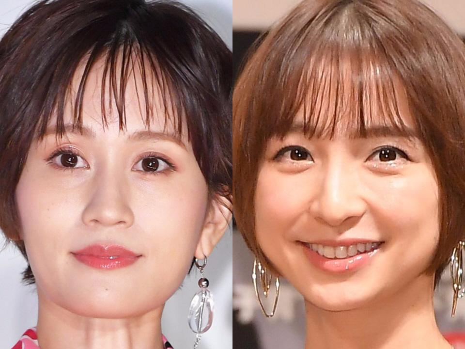 　前田敦子（左）と篠田麻里子