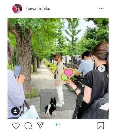 Ｍｉｅｋｏのインスタグラム＠ｈａｗａｉｉｍｉｅｋｏから