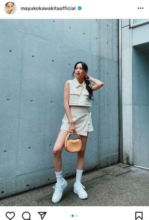 　河北麻友子のインスタグラム＠mayukokawakitaofficialより