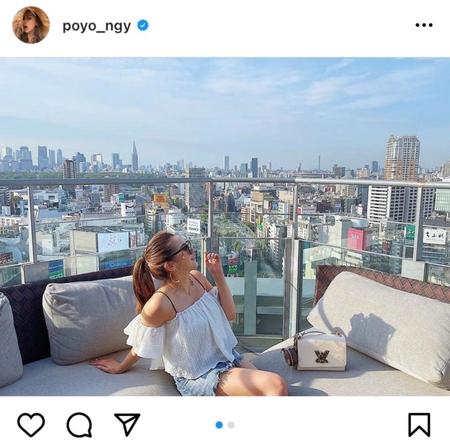 ゆきぽよのインスタグラムより