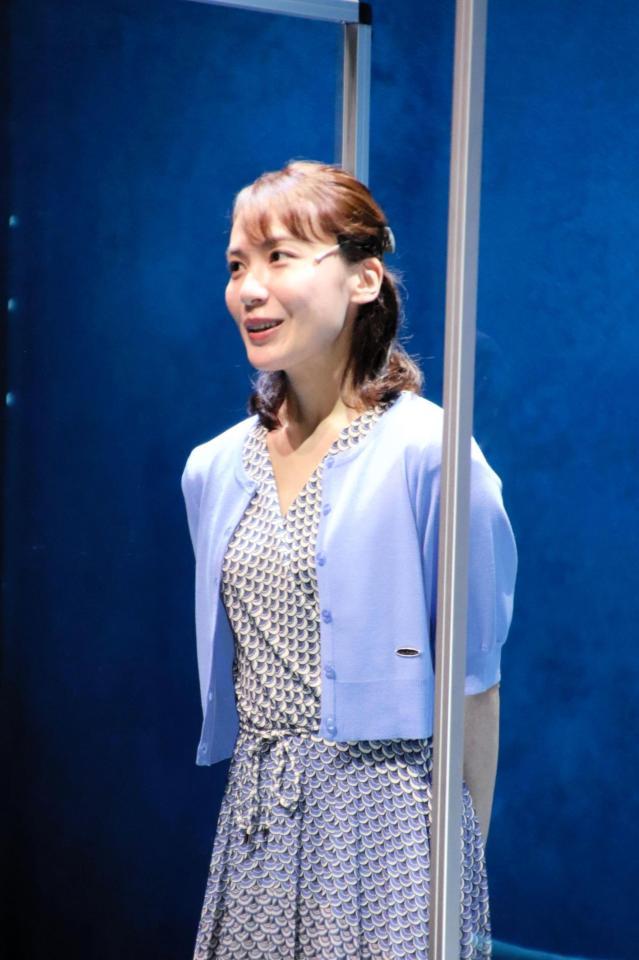 １１年ぶりに「Ｔｈｅ　Ｌａｓｔ　５　Ｙｅａｒｓ」に出演の村川絵梨＝東京・有楽町のオルタナティブシアター