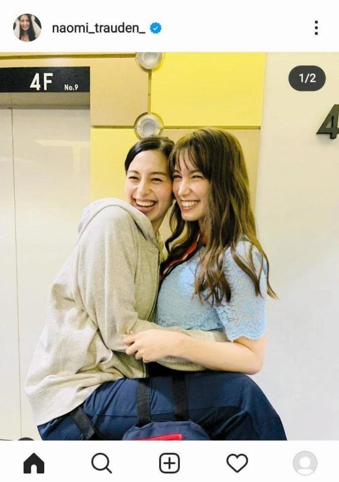 トラウデン直美のインスタグラム＠ｎａｏｍｉ＿ｔｒａｕｄｅｎ＿より
