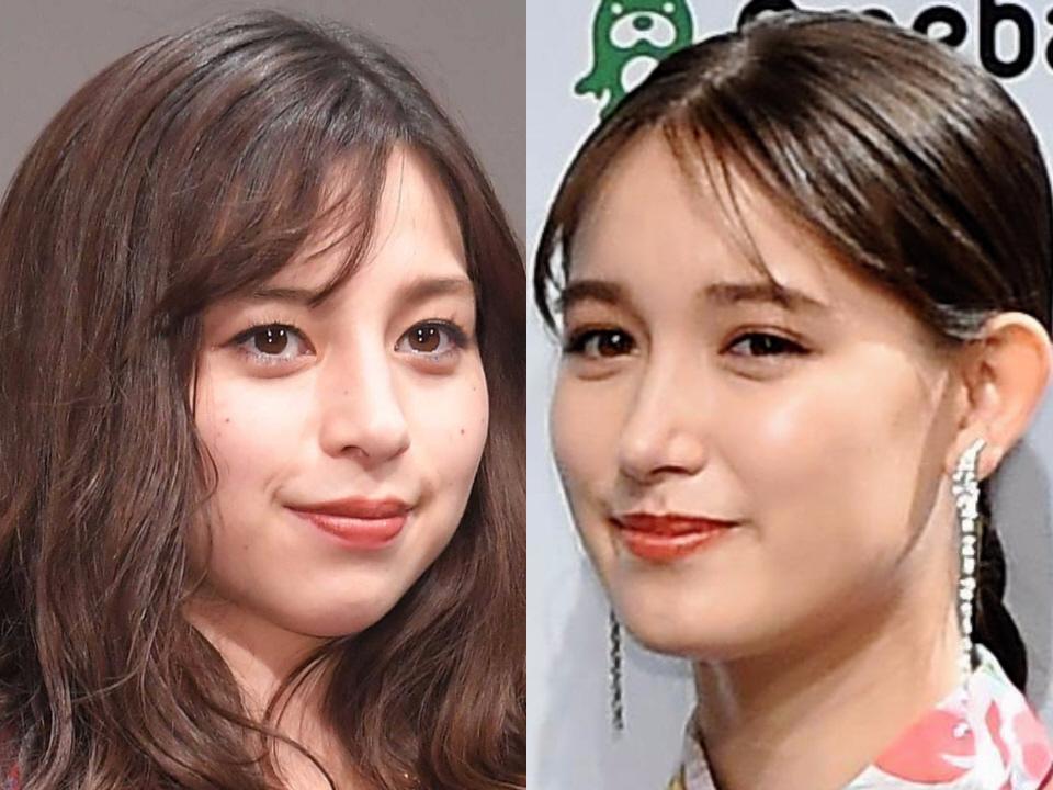 　中条あやみ（左）とトラウデン直美