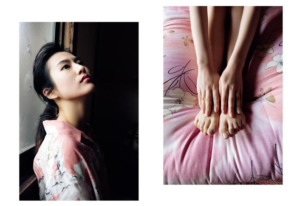 　「月刊　恒松祐里　優」の収録カット