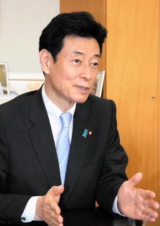 　西村康稔経済再生担当相（２０２１年６月）