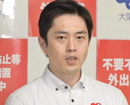 　吉村洋文大阪府知事（７月１３日撮影）