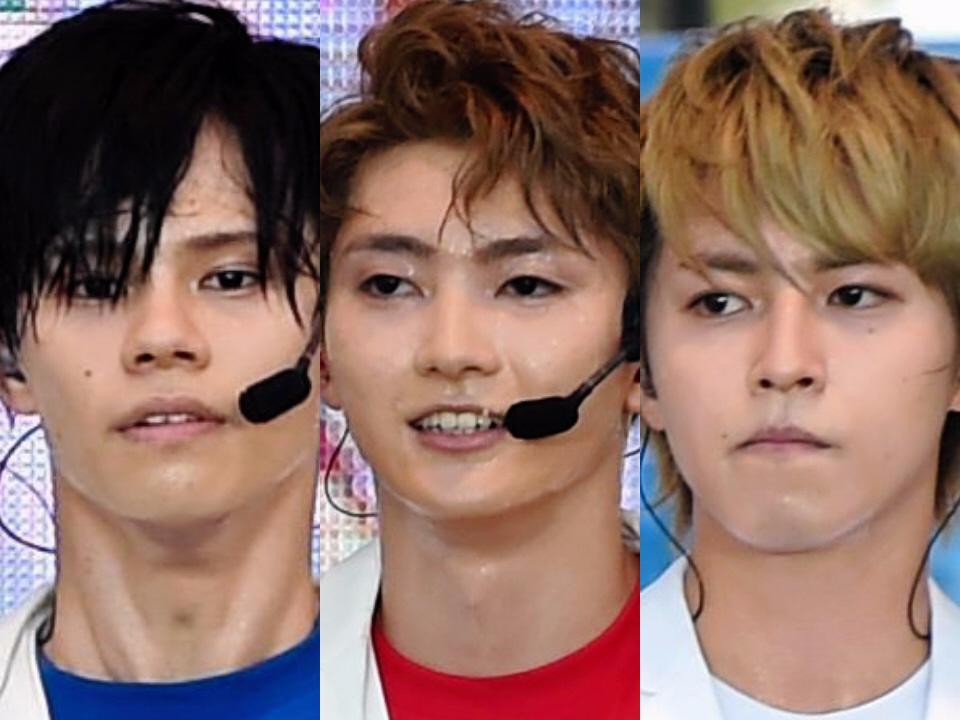 超特急の（左から）カイ、ユーキ、タカシ