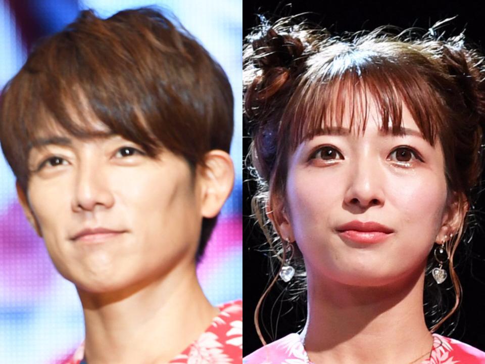 杉浦太陽（左）と辻希美