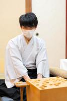 豊島将之叡王に勝利した藤井聡太二冠＝提供：日本将棋連盟