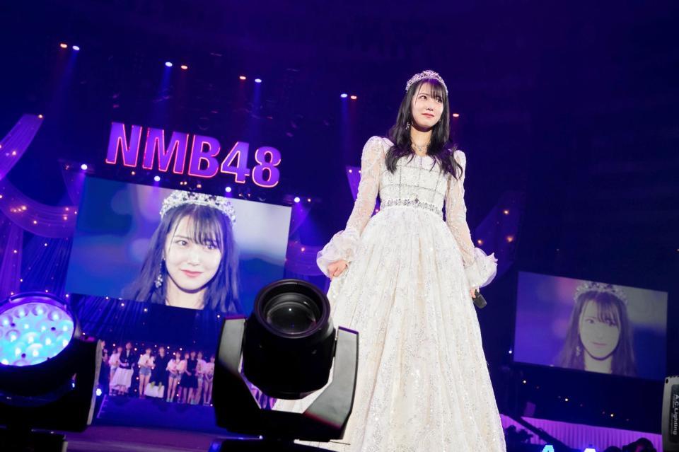 　卒業コンサートを行ったＮＭＢ４８・白間美瑠＝大阪城ホール（Ｃ）ＮＭＢ４８