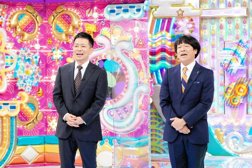 　「アメトーーク　特別編　雨上がり決死隊解散報告会」に出演した宮迫博之（左）と蛍原徹（Ｃ）テレビ朝日