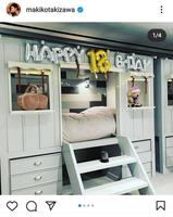 滝沢眞規子のインスタグラム＠ｍａｋｉｋｏｔａｋｉｚａｗａより