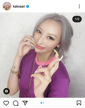 　加藤紗里のインスタグラム＠ｋａｔｏｓａｒｉより