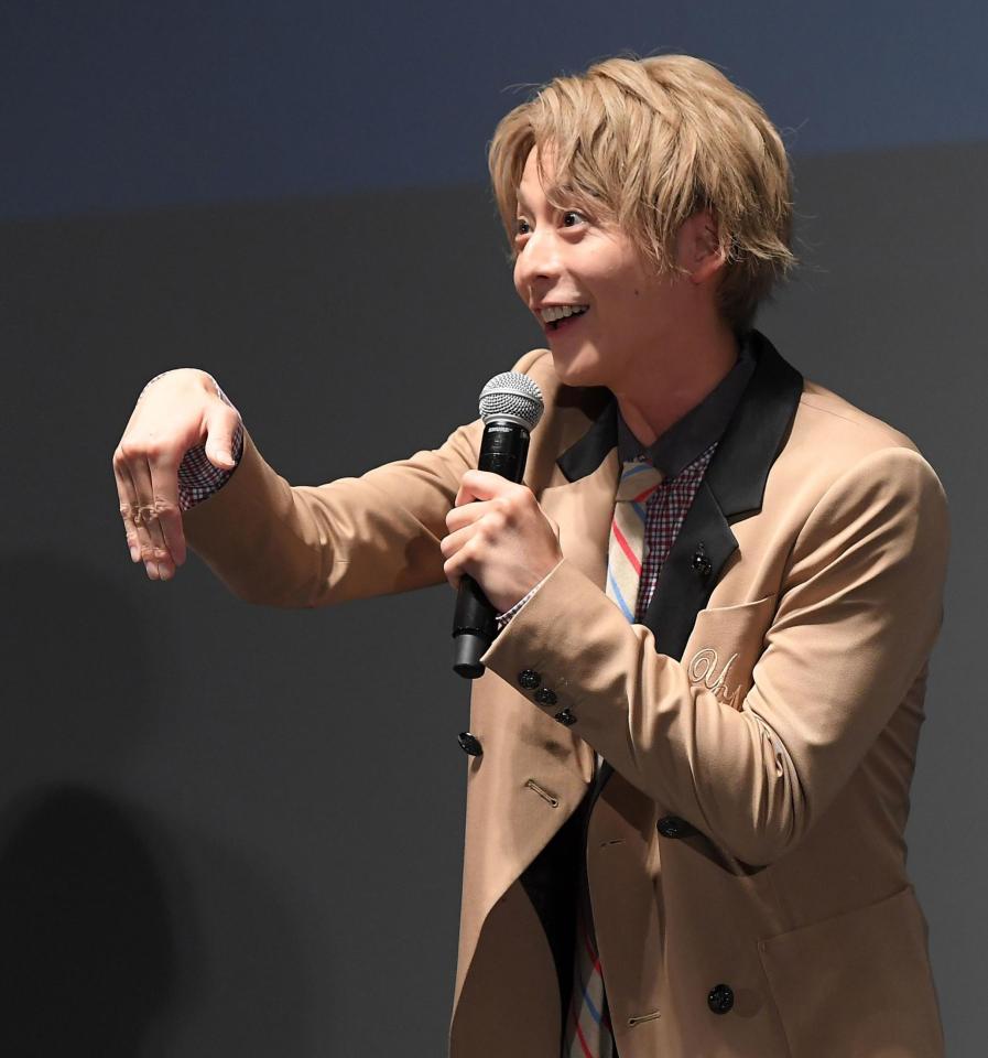 　息子のお化け好きを語る小池徹平＝東京・ユナイテッド・シネマ豊洲（撮影・伊藤笙子）