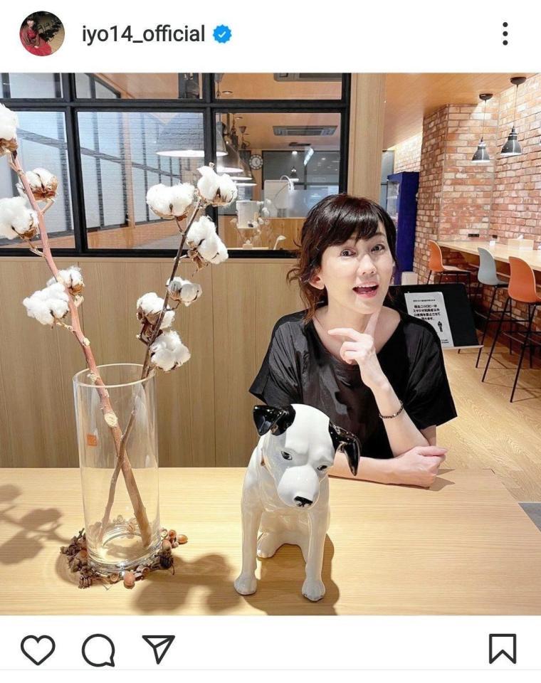 松本伊代のインスタグラム＠ｉｙｏ１４＿ｏｆｆｉｃｉａｌより