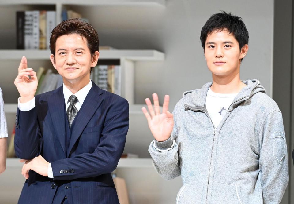 岡本健一&圭人 初の父子2ショット 劇中でも親子役「言えなかったこと舞台通して言える」/芸能/デイリースポーツ online 岡本健一&圭人 初の父子2ショット 劇中でも親子役「言えなかったこと舞台通して言える」/芸能/デイリースポーツ online