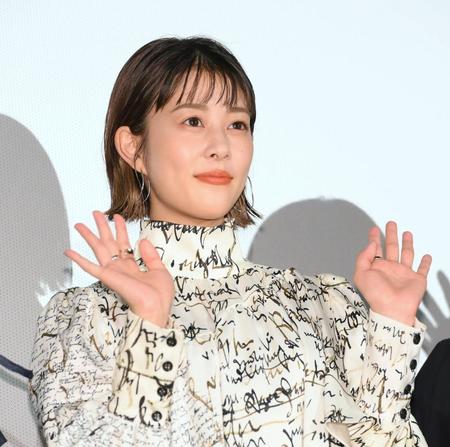 映画「浜の朝日の嘘つきどもと」公開直前イベントに登場した高畑充希＝ヒューマントラストシネマ渋谷（撮影・堀内翔）