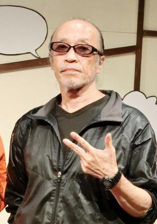 　会見に出席したえびはら武司氏