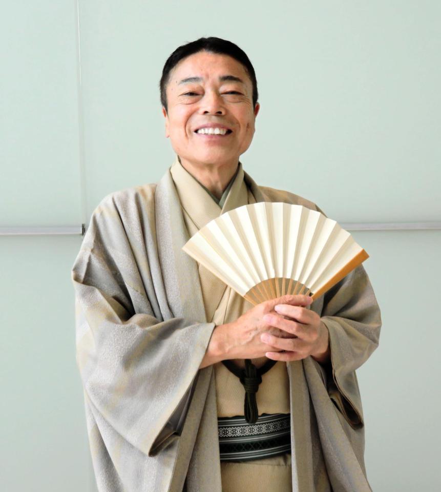 独演会の会見を行った桂塩鯛＝大阪市内