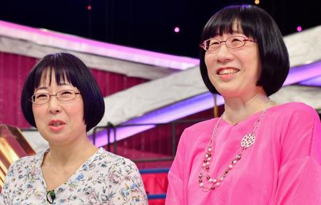阿佐ヶ谷姉妹の渡辺江里子（右）と木村美穂