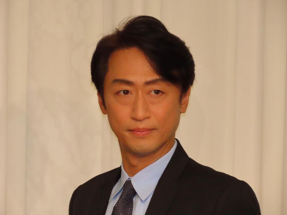 花柳章太郎の追悼公演「十月新派特別公演」の取材会に出席した喜多村緑郎＝都内