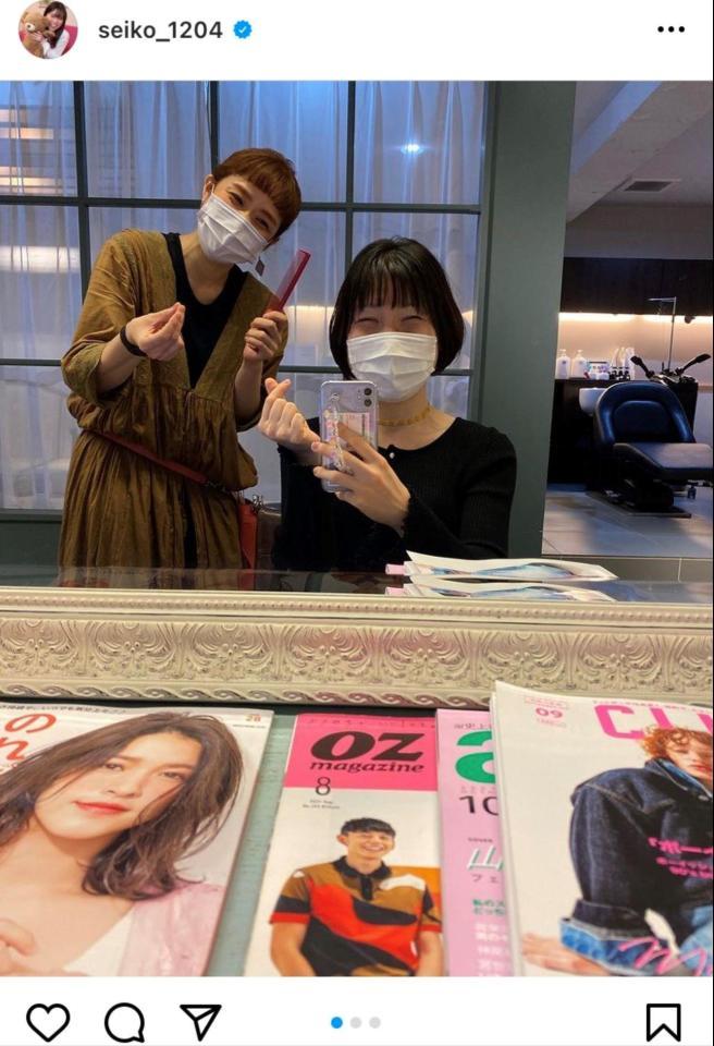 尼神インター 誠子 韓国風ボブに変身 タンバルモリにしてもらったセヨ 芸能 デイリースポーツ Online