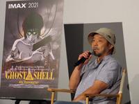 　劇場版アニメ「ＧＨＯＳＴ　ＩＮ　ＴＨＥ　ＳＨＥＬＬ／攻殻機動隊　４Ｋリマスター版」のＩＭＡＸ公開記念舞台あいさつに出席した押井守氏＝都内