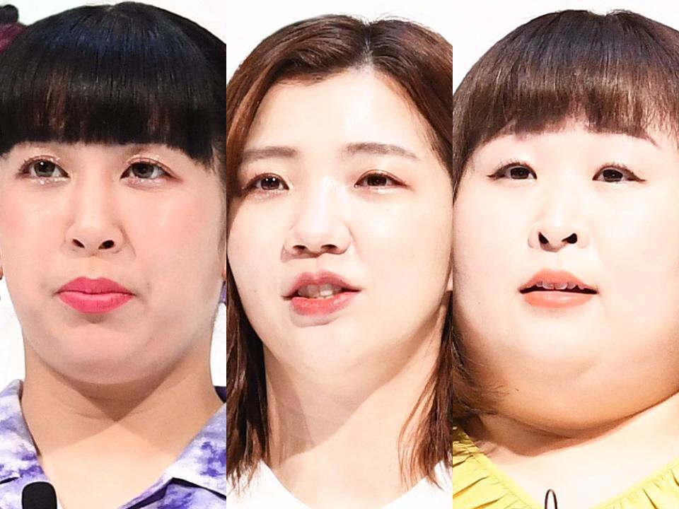 ３時のヒロインの（左から）ゆめっち、福田麻貴、かなで