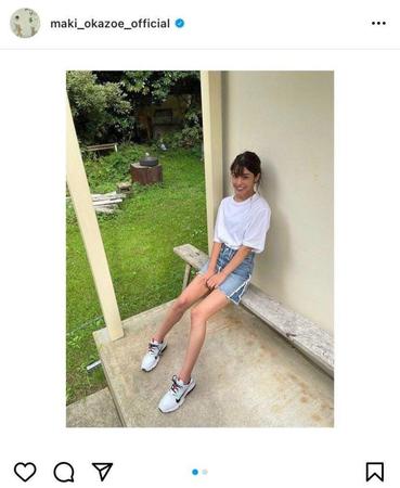 岡副麻希のインスタグラムより＠ｍａｋｉ＿ｏｋａｚｏｅ＿ｏｆｆｉｃｉａｌ