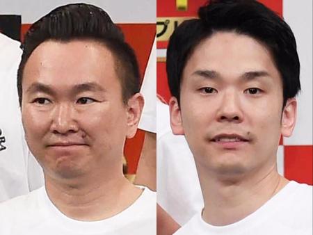 　かまいたち・山内健司（左）と濱家隆一