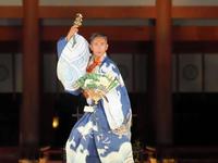 「京都平安大使就任記念　市川海老蔵　平安神宮特別記念公演」で「三番叟」に出演した市川海老蔵