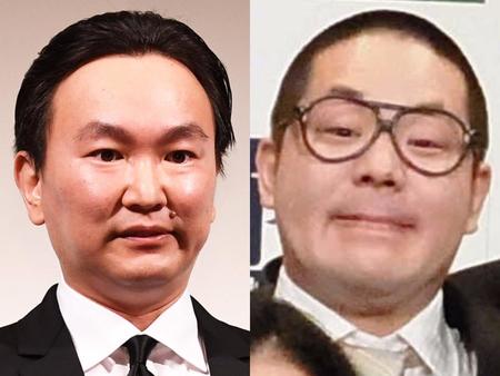 　かまいたちの山内健司（左）とネルソンズの和田まんじゅう