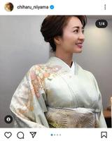 　新山千春のインスタグラム＠ｃｈｉｈａｒｕ＿ｎｉｉｙａｍａより