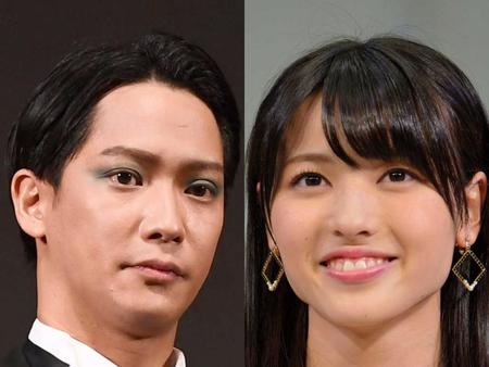　味方良介（左）と矢島舞美