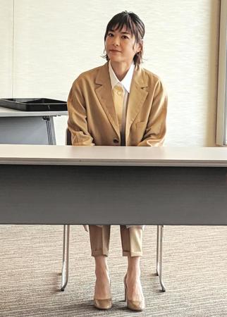 　加古川観光大使に就任した上野樹里＝兵庫・加古川市役所