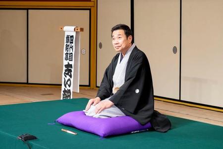 「三宅裕司７０歳記念落語会」を開催した三宅裕司＝東京・新橋演舞場