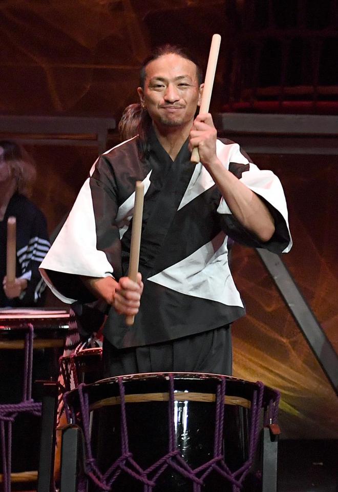７月に行われたイベントで和太鼓を演奏するＤＲＵＭ　ＴＡＯ・山口泰明