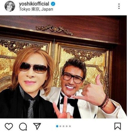 ＹＯＳＨＩＫＩのインスタグラム＠yoshikiofficialより